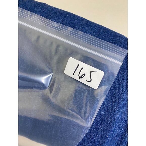 Vtg David Brooks Denim Chore Barn Jacket Suede Collar Womens Large Wool lining - Picture 13 of 16